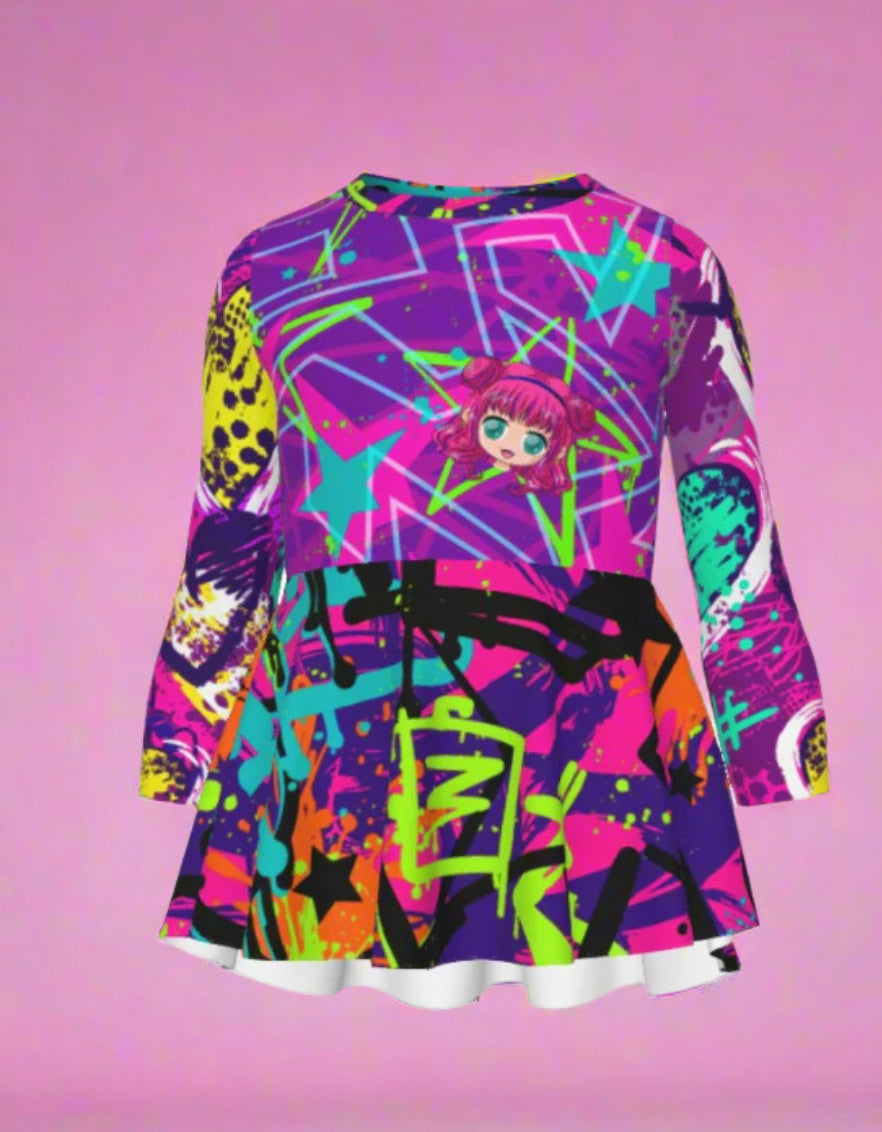 Rockstar Peplum Top