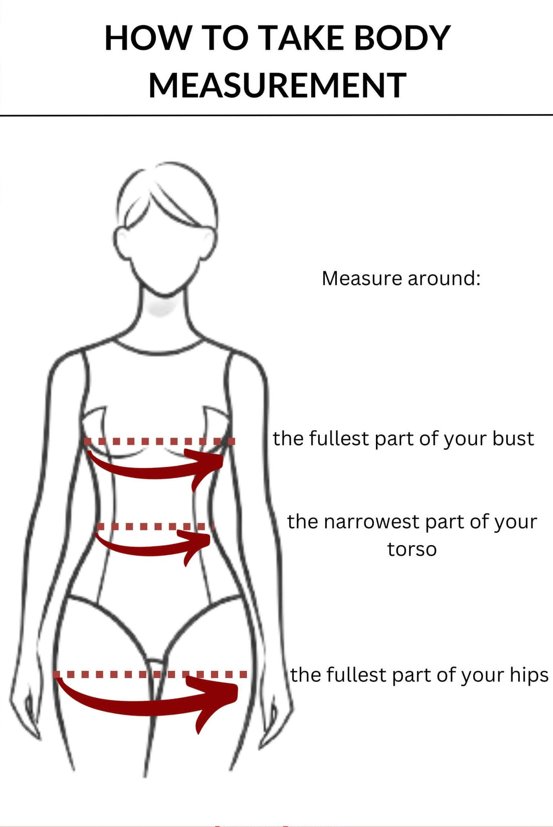 How to Take Measurements for Girls Using a Tape Measure in Inches
