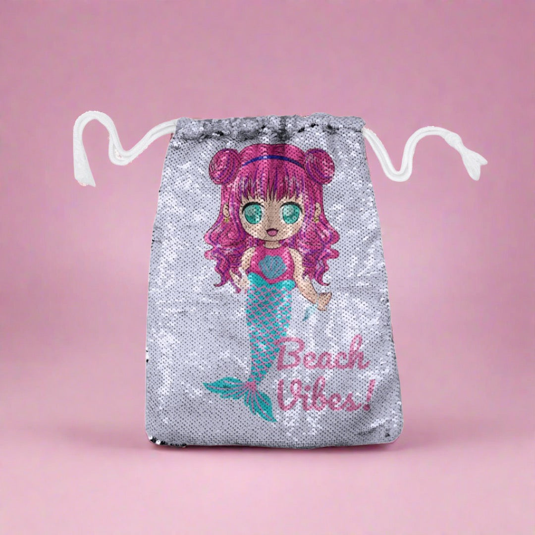 Mel Mermaid Sequin Beach Bag