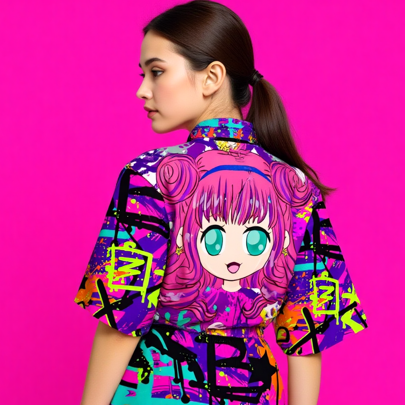 Women and Teen Rockstar Shirt Suit Set