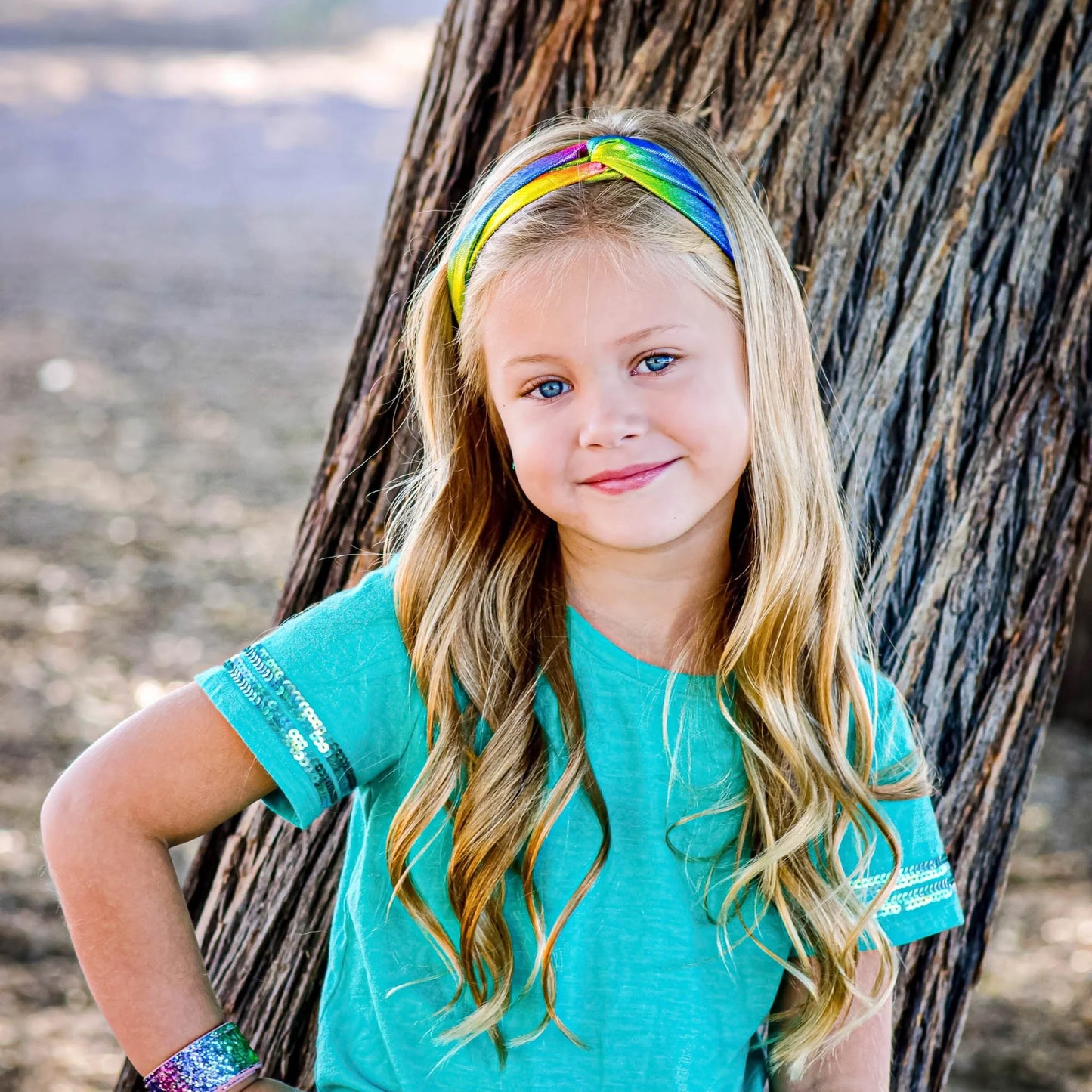 Metallic Headband Set of 4