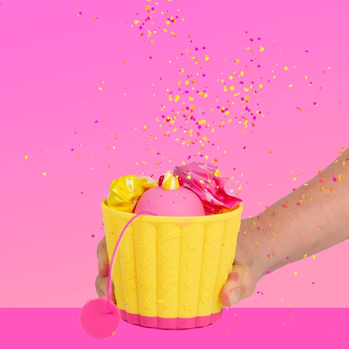 Bubiloons Confetti Surprise Collectible Doll with 8+ Surprises and Accessories