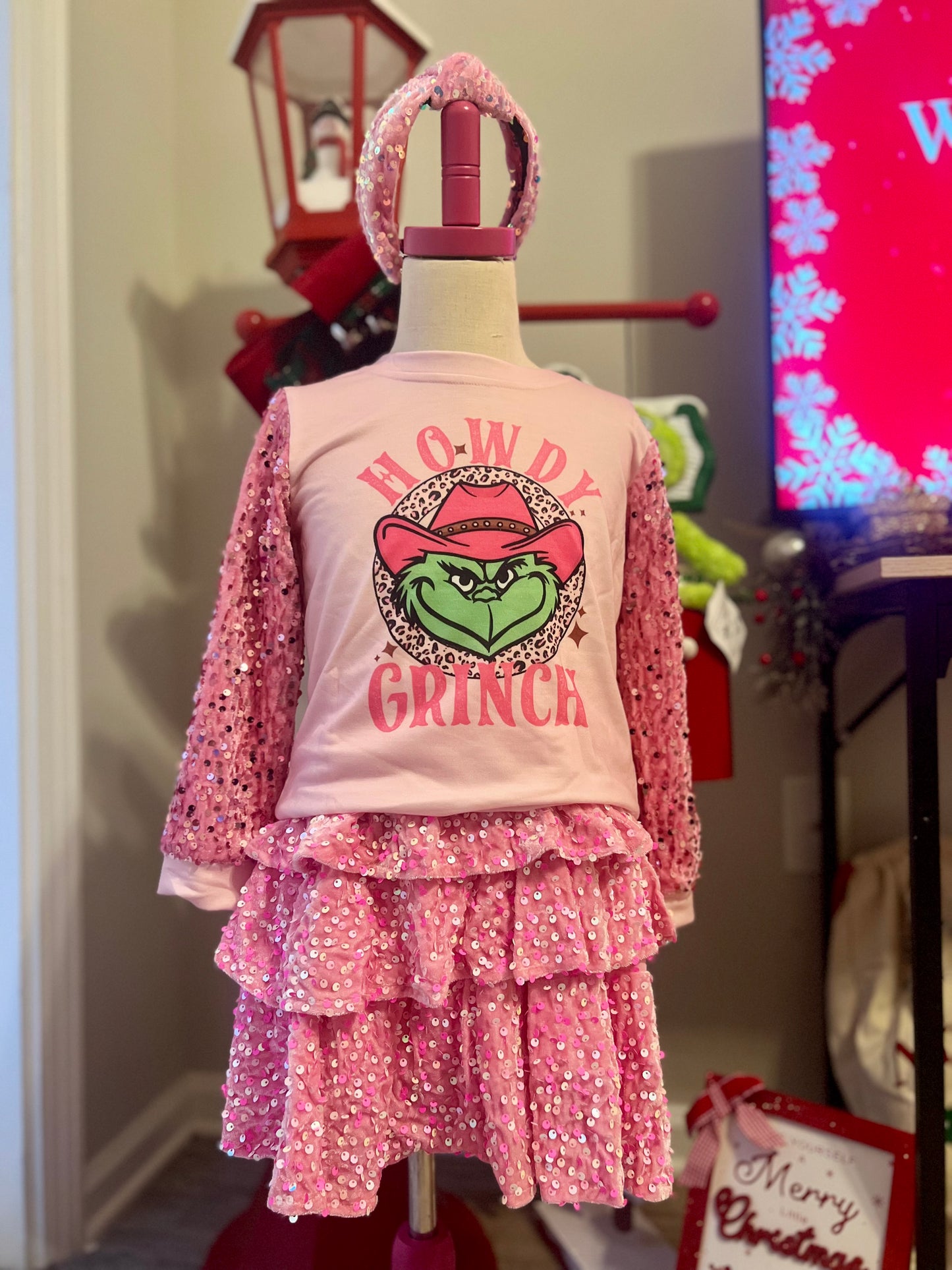 Cowgirl Christmas Sweatshirt