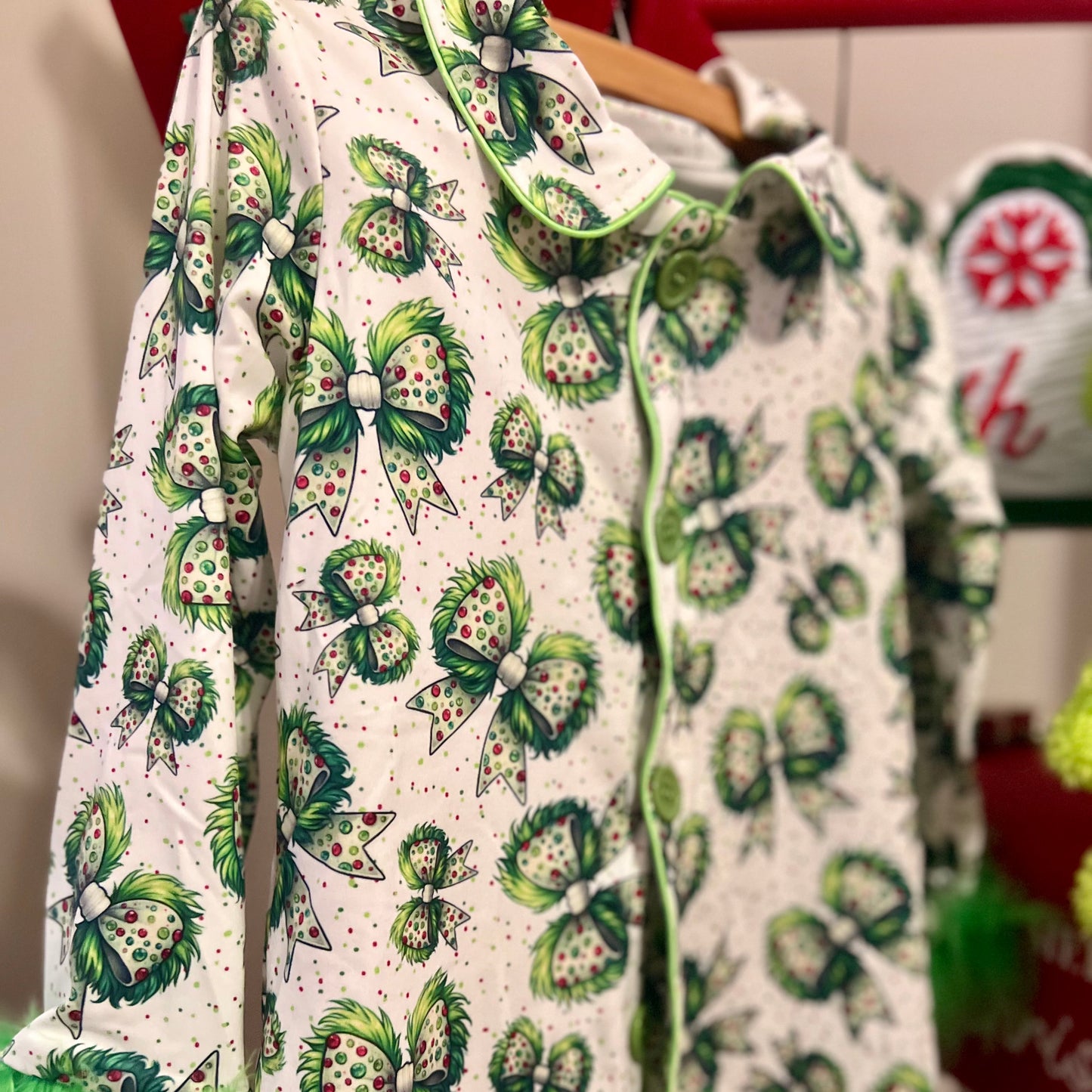 Grinch Dream Pajama Set