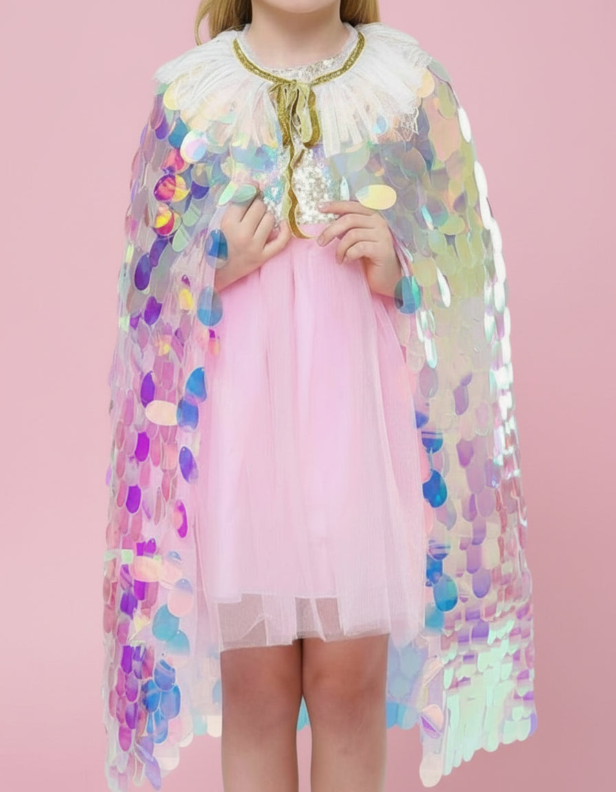 Royal Sparkle Cape Set