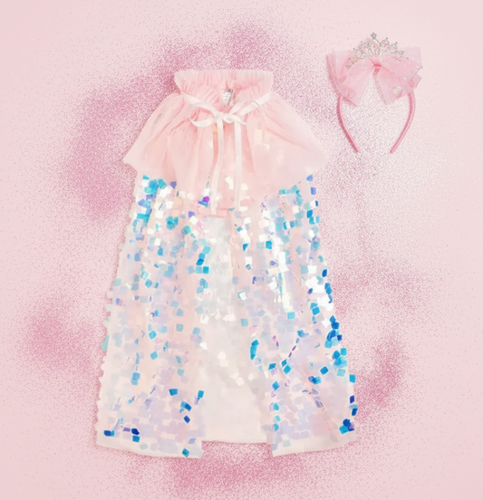 Royal Sparkle Cape Set